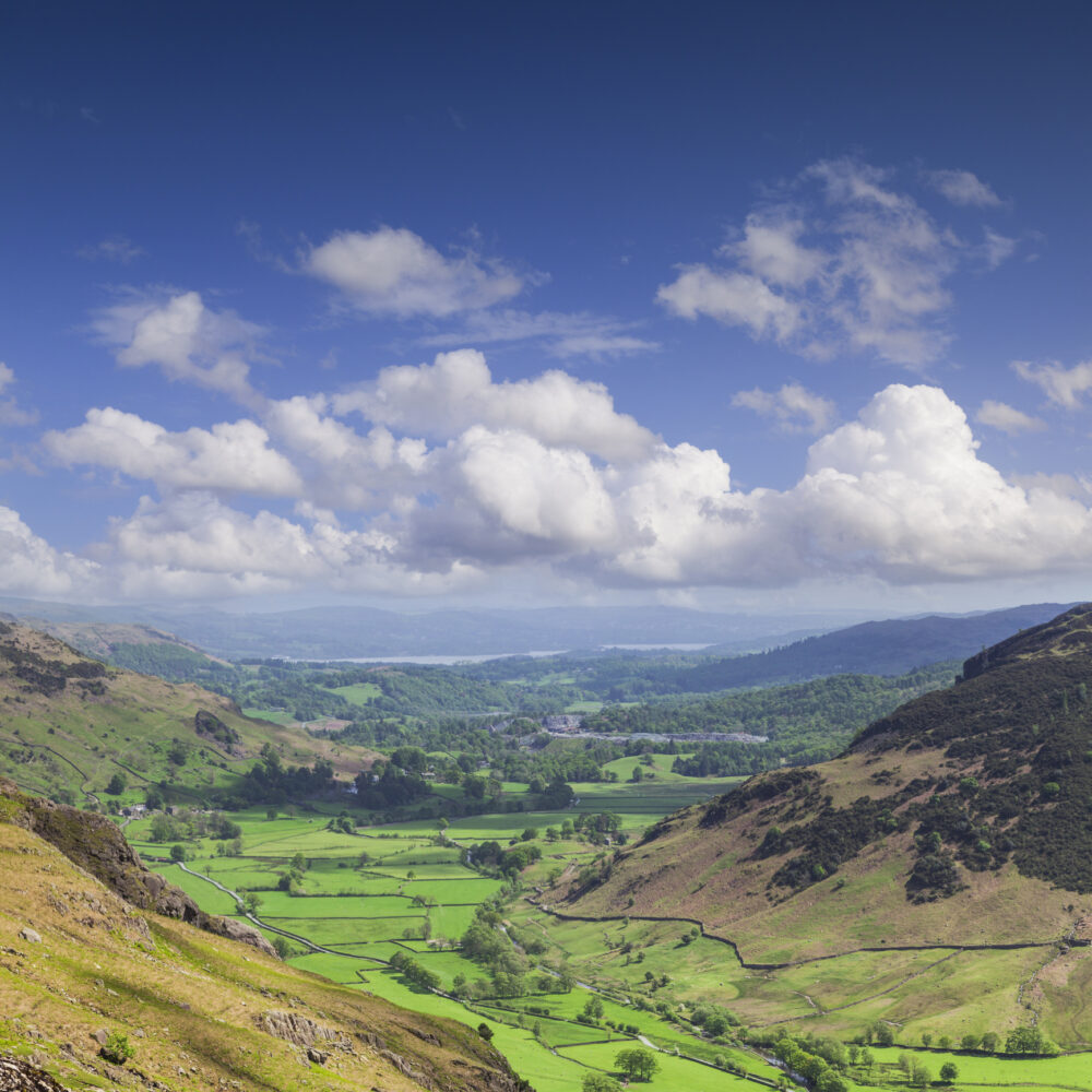 View of Great Langdale from Stickle Ghyll