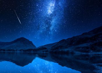 Starry night in the Lake District