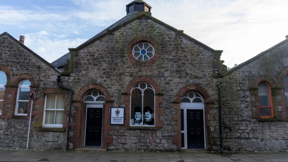 Photo of the outside of the Ulverston Brewing Company